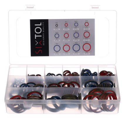 Ensemble de joints hydrauliques avec collerette en caoutchouc MECHANIC RING SET 4, 245 pièces