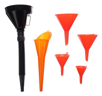 Ensemble d'entonnoirs pour remplissage de liquides MECHANIC FUNNEL SET 2, 6 pièces