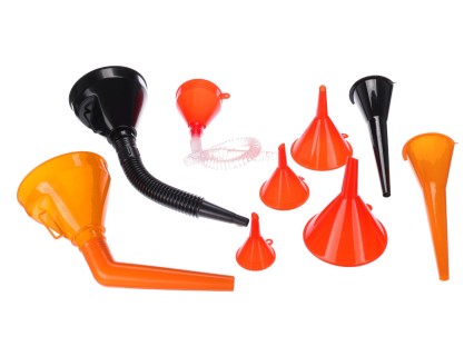 Ensemble d'entonnoirs pour remplissage de liquides MECHANIC FUNNEL SET 3, 9 pièces