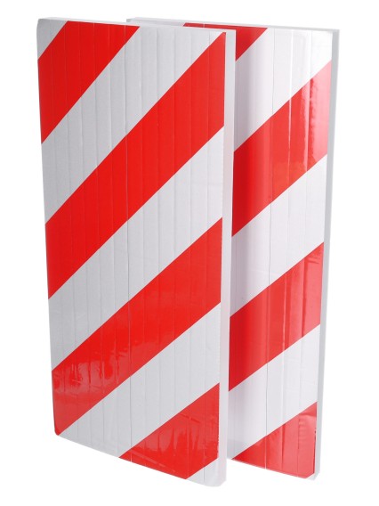 Protecteur en mousse auto-adhésif pour poteau de garage CAR PARK GUARD POLE 1, 18 x 38 x 1,5 cm, 2 p