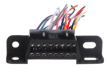 Prise OBD-II à 16 broches terminée par des câbles de liaison de 10 cm MECHANIC CABLE 25