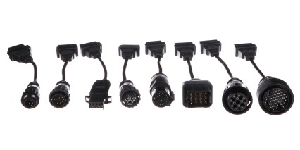 Ensemble complet d'adaptateurs OBD-II pour camions MECHANIC CABLE SET 2, 8 pcs
