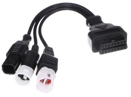 Adaptateur OBD-II 3 broches/4 broches/6 broches pour moto Yamaha et Honda MECHANIC CABLE 22