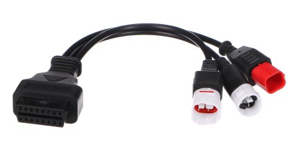 Adaptateur OBD-II 3 broches/4 broches/6 broches pour moto Yamaha et Honda MECHANIC CABLE 23