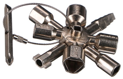 Clé universelle pour coffrets de service UNI SERVICE BOX 13