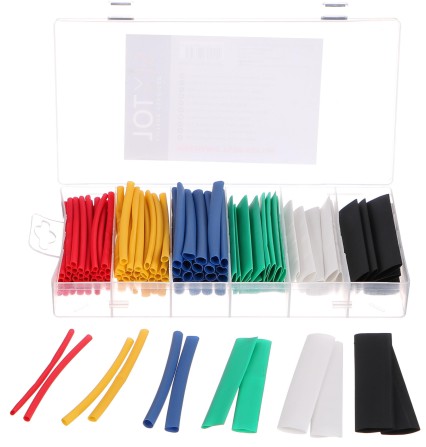 Kit de gaines thermorétractables MECHANIC TUBE SET 128, 128 pcs