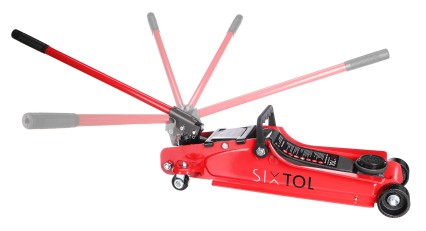 Cric hydraulique mobile 2,5 t à profil bas SX JACK 2,5 T 360