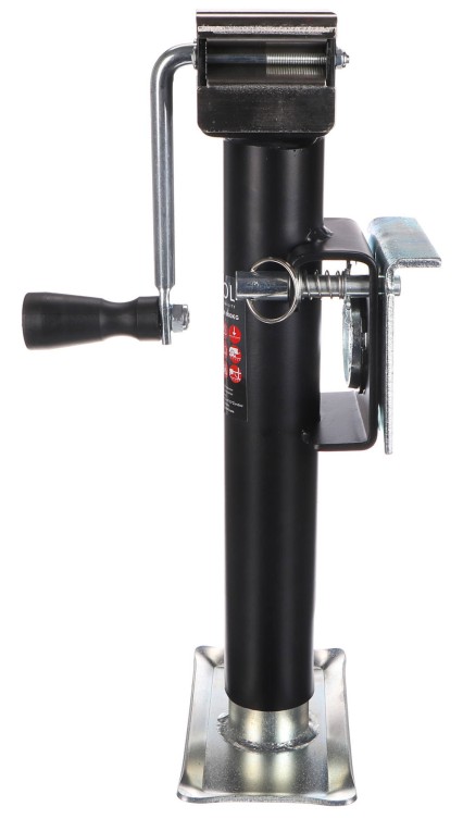 Cric de remorque SX TRAILER JACK 900KG, soudé, à bride plate