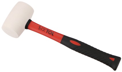 Maillet en caoutchouc TPR HAMMER 220, blanc, 220 g, 285 mm