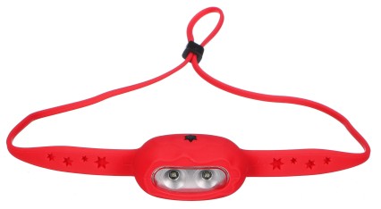 Lampe frontale à sangle en caoutchouc HEADLAMP STAR, 120 lm, LED, USB