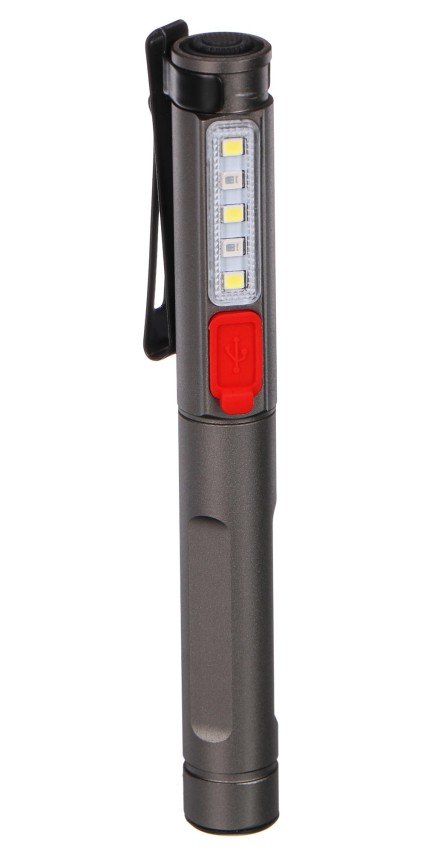 Lampe de poche multifonction LAMP PEN UV 2, 150 lm, LED COB, USB