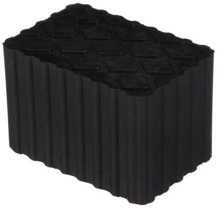 Tampon en caoutchouc pour cric automobile JACK PAD 19, 120x80x80 mm