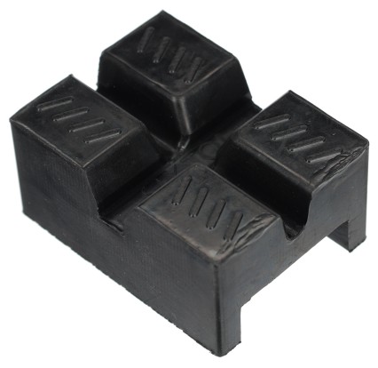 Tampon en caoutchouc pour béquille de voiture pliable MECHANIC CAR STAND, 83x62x40 mm