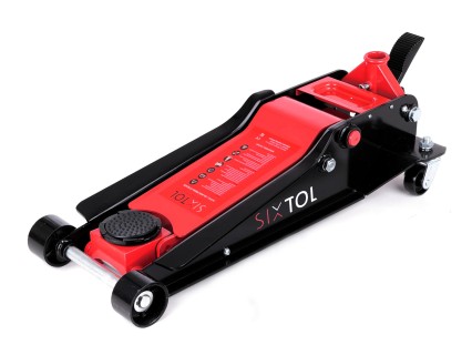 Cric hydraulique mobile heavy-duty 4T profil bas, avec pédale SX JACK PEDAL 4T BLACK
