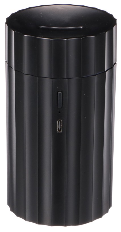 Diffuseur d'arômes Car Flame Noir 100 ml, USB-C, pour porte-gobelet