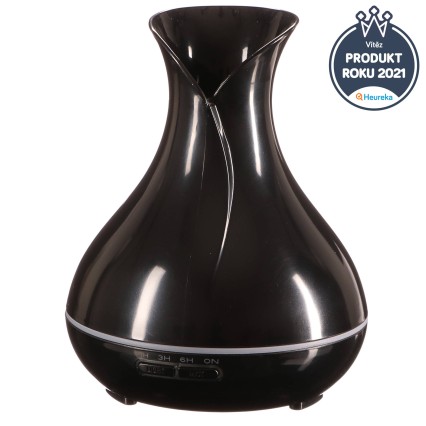 Diffuseur d'arômes Vulcan noir brillant 350ml