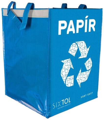 Sac pour tri sélectif SORT EASY PAPER, 30x30x40cm, 36l