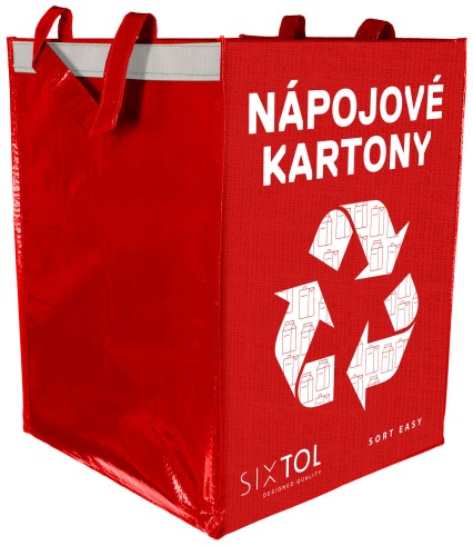 Sac pour tri sélectif SORT EASY CARTON, 30x30x40cm, 36l