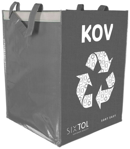Sac pour tri sélectif SORT EASY METAL, 30x30x40cm, 36l