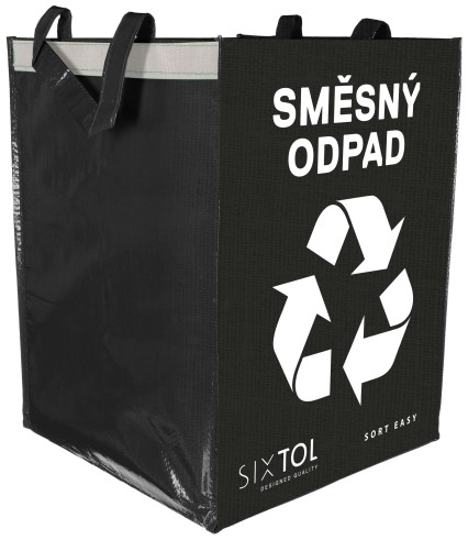 Sac pour déchets triés SORT EASY MIXED, 30x30x40cm, 36l