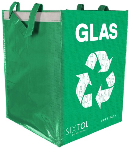 Sac pour déchets triés SORT EASY GLAS DE, 30 x 30 x 40 cm, 36 l