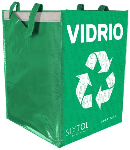 Sac de tri SORT EASY VIDRIO ES, 30x30x40cm, 36l