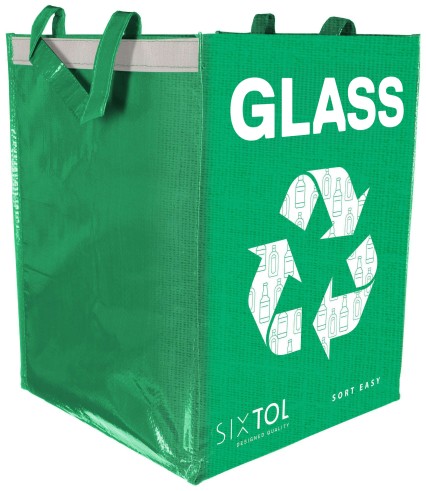 Sac de tri SORT EASY GLASS EN, 30x30x40cm, 36l