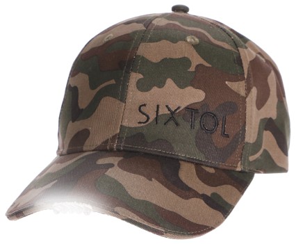 Casquette avec lumière LED B-CAP 25 lm, rechargeable, USB, taille unique, camouflage