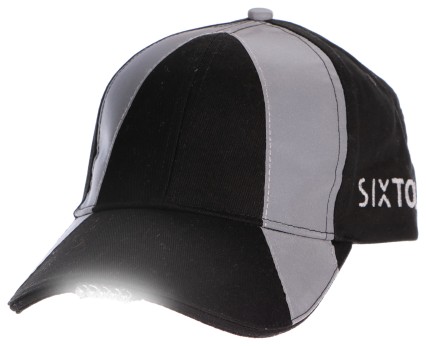 Casquette réfléchissante avec lumière LED B-CAP SAFETY 25 lm, rechargeable, USB, taille universelle,
