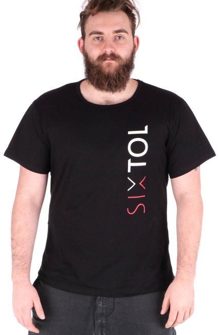 T-shirt homme T-SHIRT, noir, taille L, 100% coton