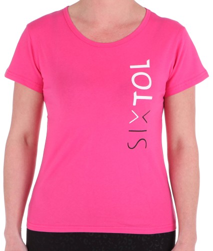 T-SHIRT femme, rose, taille M, 100% coton