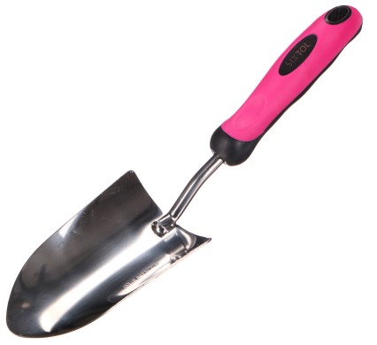 Pelle de jardin GARDEN PINK ONE, acier inoxydable, 33 cm