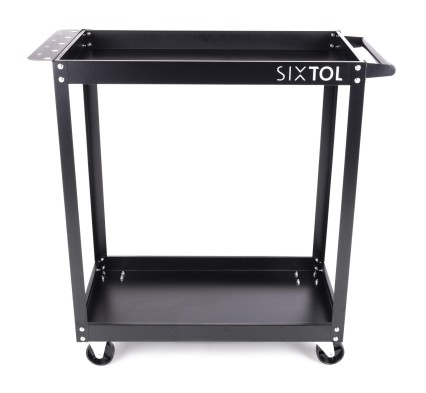Chariot d'atelier pour outils MECHANIC TROLLEY ROGER BASIC, 2 étagères