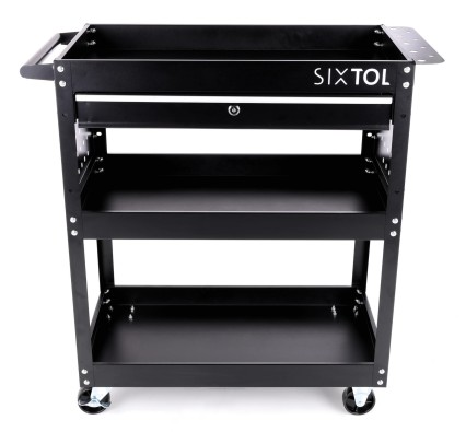 Chariot d'atelier pour outils MECHANIC TROLLEY ROGER DRAWER, 3 étagères + 1 tiroir