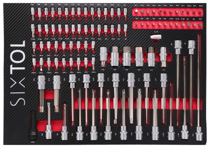 Module d'outils pour chariot d'atelier MECHANIC TOOL TRAY 2, 102 pièces