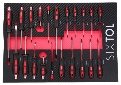 Module d'outils pour chariot d'atelier MECHANIC TOOL TRAY 8, 21 pièces