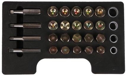 Ensemble de réparation de filets pour carters d'huile MECHANIC OIL PAN SET 64, 64 pièces