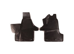 Tapis 3D en caoutchouc VOLKSWAGEN Transporter (T6), 2015->, fourgon, (Europe), 2 pièces