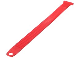 Sangle de fixation pour porte-vélos sur attelage, longueur 27 cm, rouge - pièce de rechange