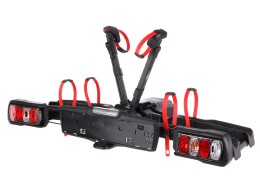 Porte-vélos pour attelage E-BIKE 2 PREMIUM - 2 vélos électriques, capacité 60 kg, pliable