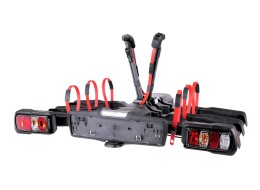 Porte-vélos pour attelage E-BIKE 3 PREMIUM - 3 vélos électriques, capacité 60 kg, pliable