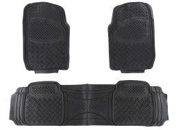 Tapis de voiture en caoutchouc universels CAR MAT UNI SET 2, complet, 3 pièces