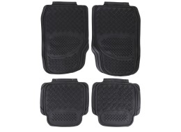 Tapis de voiture en caoutchouc universels CAR MAT UNI SET 3, complet, 4 pièces