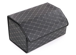 Organisateur de coffre de voiture CAR COMPACT ELEGANT L, 2 compartiments, pliable, avec couvercle