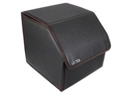 Organiseur de coffre de voiture CAR COMPACT LEATHER S, 1 compartiment, pliable, avec couvercle