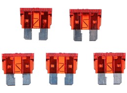 Jeu de fusibles à lame pour automobile, 10 A, 100 pièces
