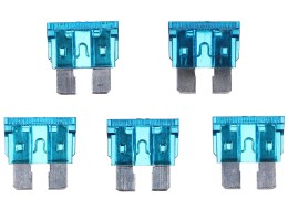 Jeu de fusibles à lame pour automobile, 15 A, 100 pièces