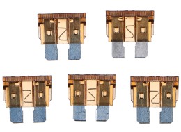 Jeu de fusibles à lame pour automobile JEU DE FUSIBLES MÉCANIQUE 7,5 A, 100 pièces