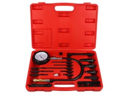 Ensemble de test de compression pour moteurs diesel MECHANIC ENGINE TESTER 19, 0-70 bar, 19 pièces