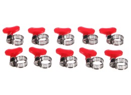 Collier de serrage avec papillon MECHANIC CONNECT 10-16 mm, 10 pièces